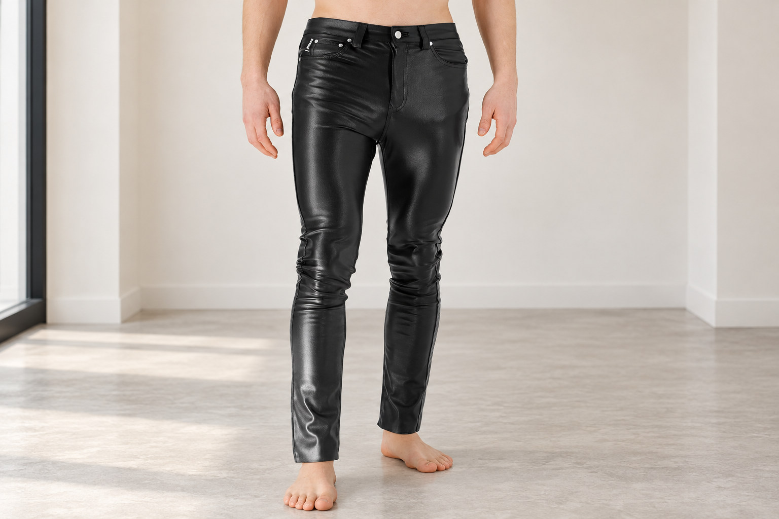 Pantalones de cuero