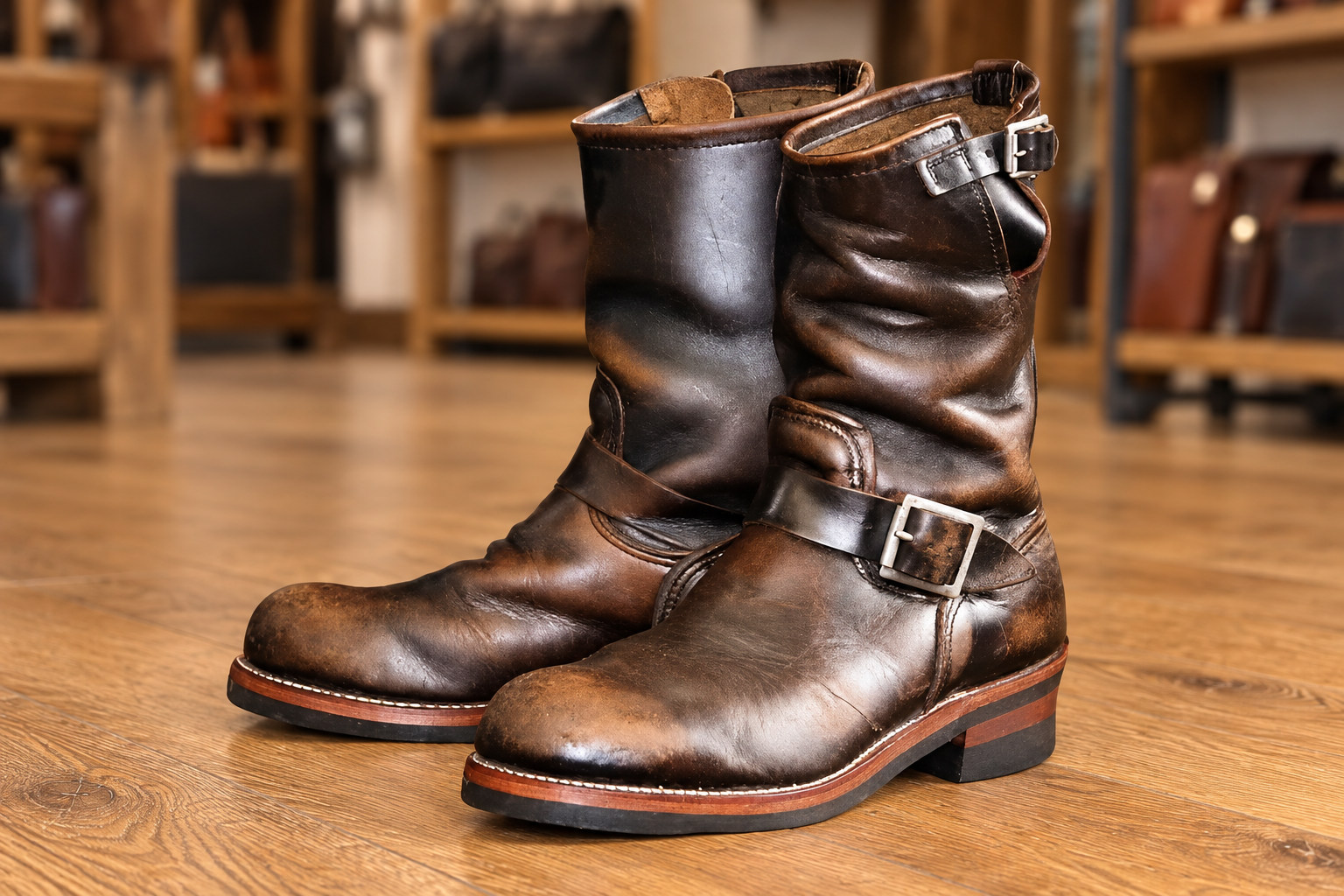 Botas de cuero