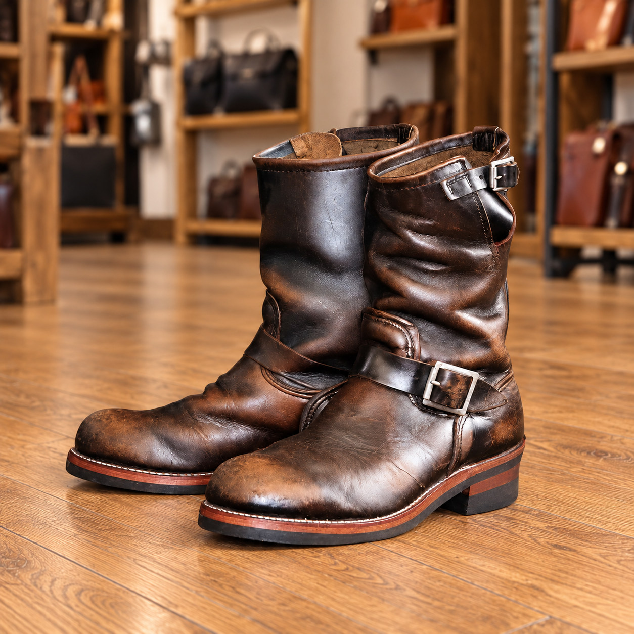 Botas de cuero