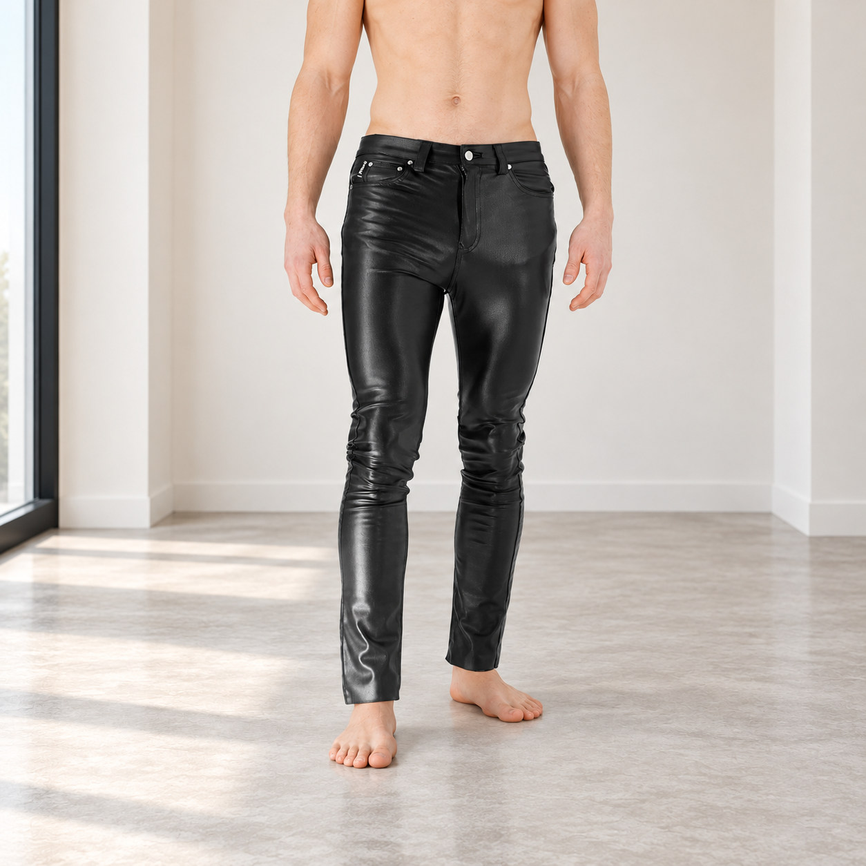 Pantalones de cuero