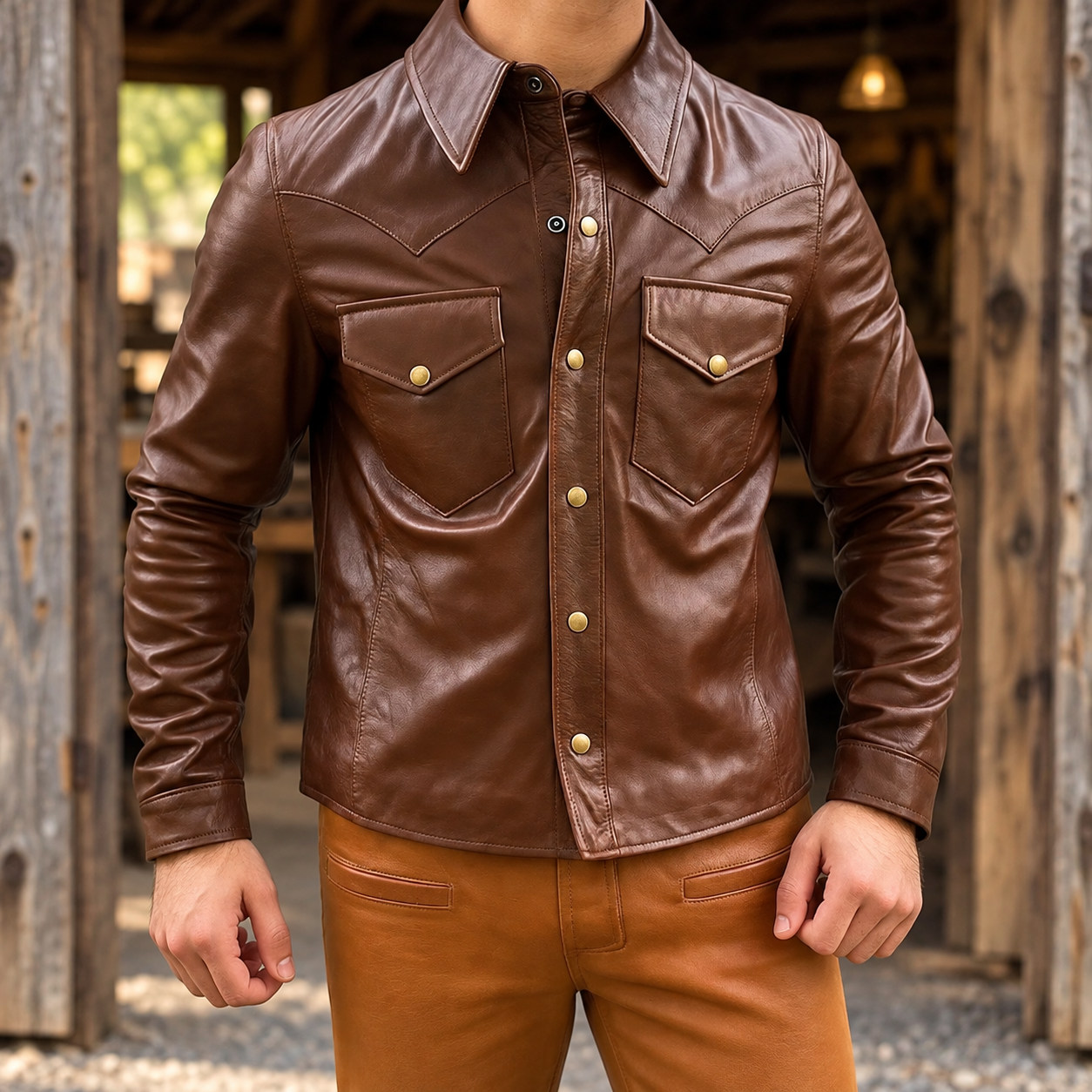 Camisas de cuero