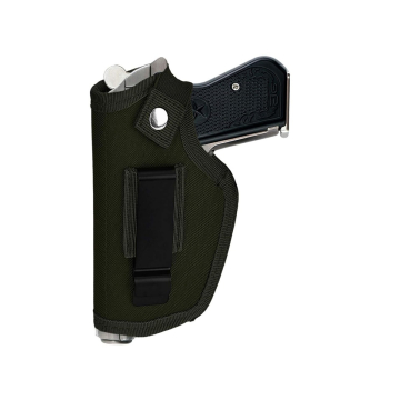 Funda universal ambidiestra de nailon verde con clip para porte IWB/OWB