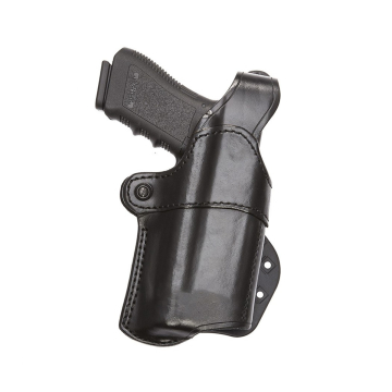 Funda de pala de cuero negro Nightguard compatible con linterna