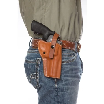 Funda de cadera de cuero color habana Alaska Hunter