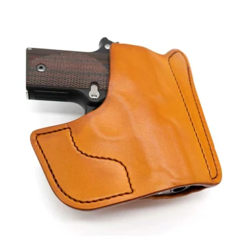Funda de bolsillo de cuero color habana Bandicoot