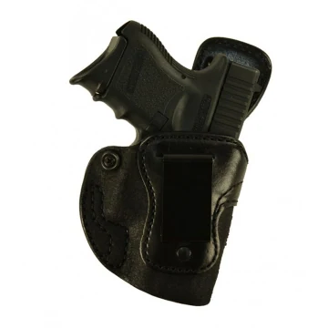 Funda interior IWB de cuero negro para porte oculto