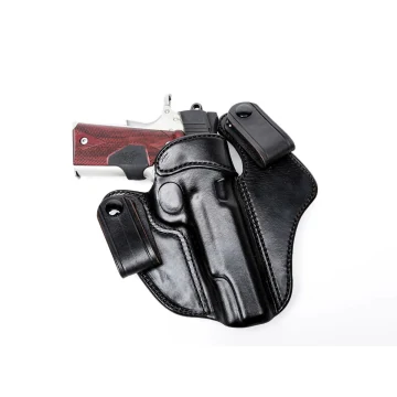 Fundas interiores IWB de cuero negro con trabillas de broche