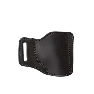 Funda exterior OWB de cuero negro de ajuste múltiple