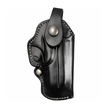 Funda exterior OWB de cuero negro con correa de retención