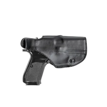 Funda exterior OWB de cuero negro para revólver