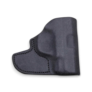 Funda de bolsillo de cuero negro
