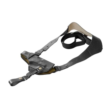 Funda de hombro y exterior OWB de cuero negro para Glock