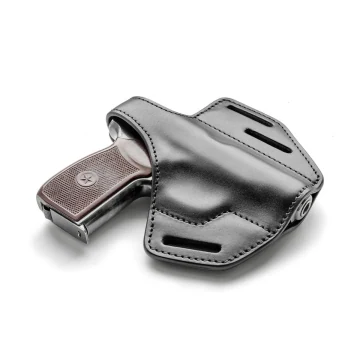 Funda exterior OWB de cuero negro de 3 capas para Makarov