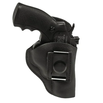 Funda de caza interior IWB de cuero suave negro