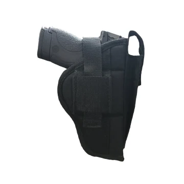Funda de nailon negro con clip para cinturón