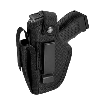 Funda de nailon negro IWB y OWB con portacargador