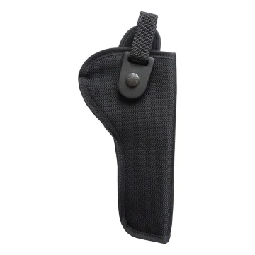 Funda de nailon negro para revólver con cierre de pulgar
