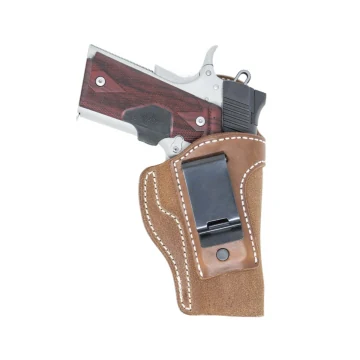 Funda interior IWB de cuero marrón para porte oculto