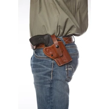 Funda de cadera de cuero marrón Alaska Hunter