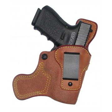 Funda interior IWB de cuero marrón Tail Gunner