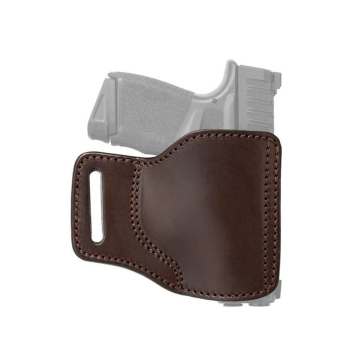 Funda exterior OWB de cuero marrón de ajuste múltiple