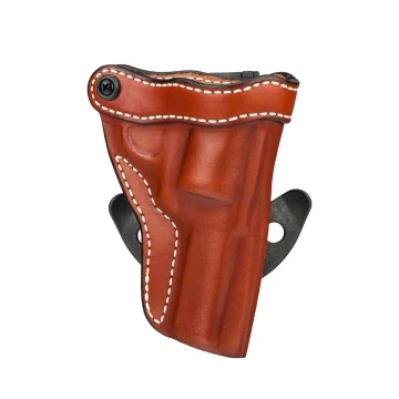 Funda de pala de cuero marrón para pistolas 1911