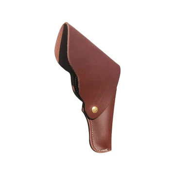 Funda exterior OWB de solapa de cuero marrón