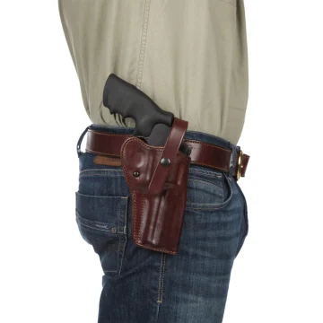 Funda de cadera de cuero burdeos Alaska Hunter