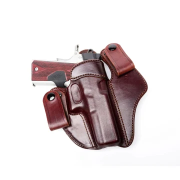 Fundas interiores IWB de cuero burdeos con trabillas de broche