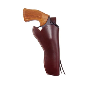 Funda exterior OWB de cuero burdeos de estilo western