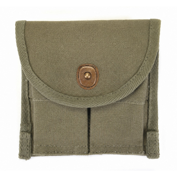 Portapeines doble de lona para peines en bloque de M1 Garand