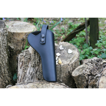 Funda de cinturón de cuero liso para Colt Python de 6 pulgadas