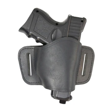 Funda exterior OWB compacta de cuero de paso de cinturón
