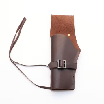 Funda Western de pernera de cuero para revólver