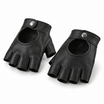 Guantes de piel sin dedos - Vista completa del producto
