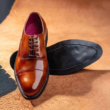 Zapatos Oxford artesanales marrones