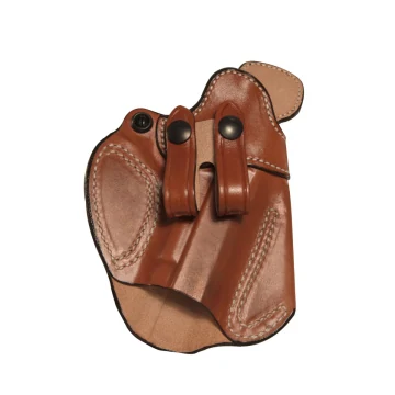 Funda de caza interior IWB de cuero con trabillas separadas para cinturón