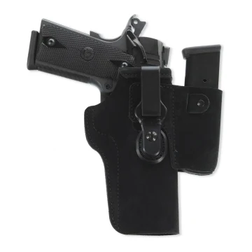 Funda de caza interior IWB de cuero con portacargador
