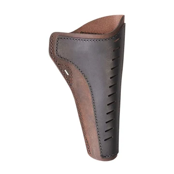 Funda de cadera de cuero para revólver