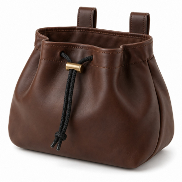Bolsa de piel para recoger vainas de escopeta - Vista completa del producto