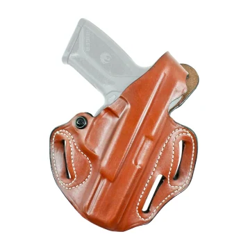 Funda de cinturón de cuero con cierre de pulgar