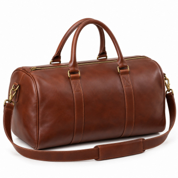 Bolsa de viaje de piel tipo weekender - Vista completa del producto