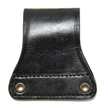 Adaptador de cinturón de cuero negro para gancho de alambre