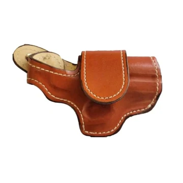 Funda de cinturón de cuero para conducir y porte cruzado