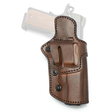 Funda exterior OWB de cuero con boca abierta