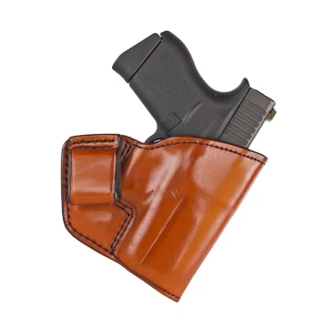 Funda interior IWB de cuero marrón claro de perfil fino