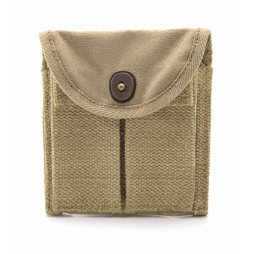 Portacargador de culata de lona para carabina M1 de color caqui