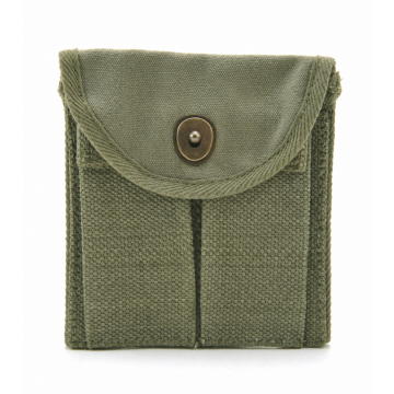 Portacargador de culata de lona para carabina M1 de color verde oliva