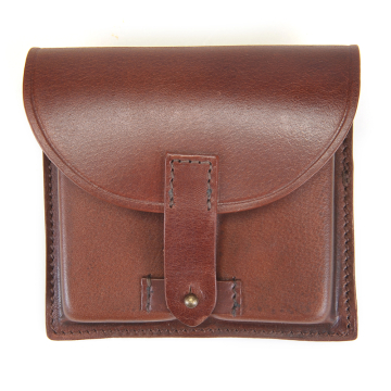 Portacargador de cuero de dos compartimentos para carabina M1