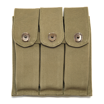 Portacargadores de carabina M1 de estilo Rigger de tres compartimentos para cargadores de 30 cartuchos